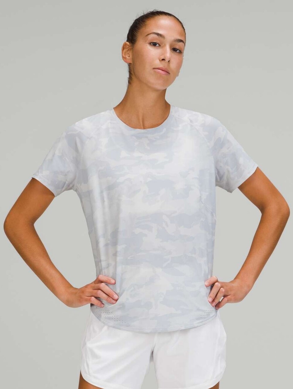 Lululemon UV Protection Running Short Sleeve Tee Shirt, Size 12